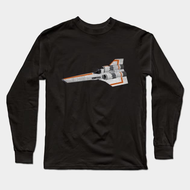 Battlestar Galactica TOS Viper I Long Sleeve T-Shirt by RetroFitted